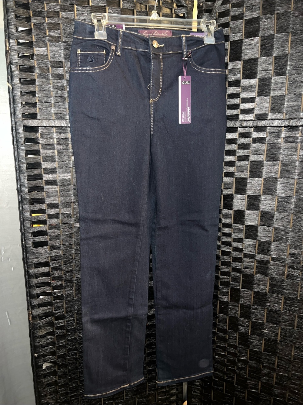 Gloria Vanderbilt size 4 petite dark Blue Women's Straight Leg Jeans